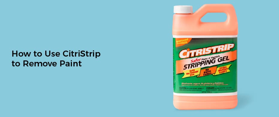 How to remove latex paint from furniture using Citristrip